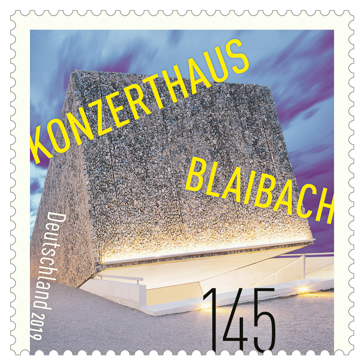 Briefmarke Konzerthaus Blaibach